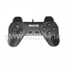 گیم پد MACHER MR-55 / تک دسته / ساده بدون شوک / اتصال سیمی با درگاه USB / کیفیت بالا